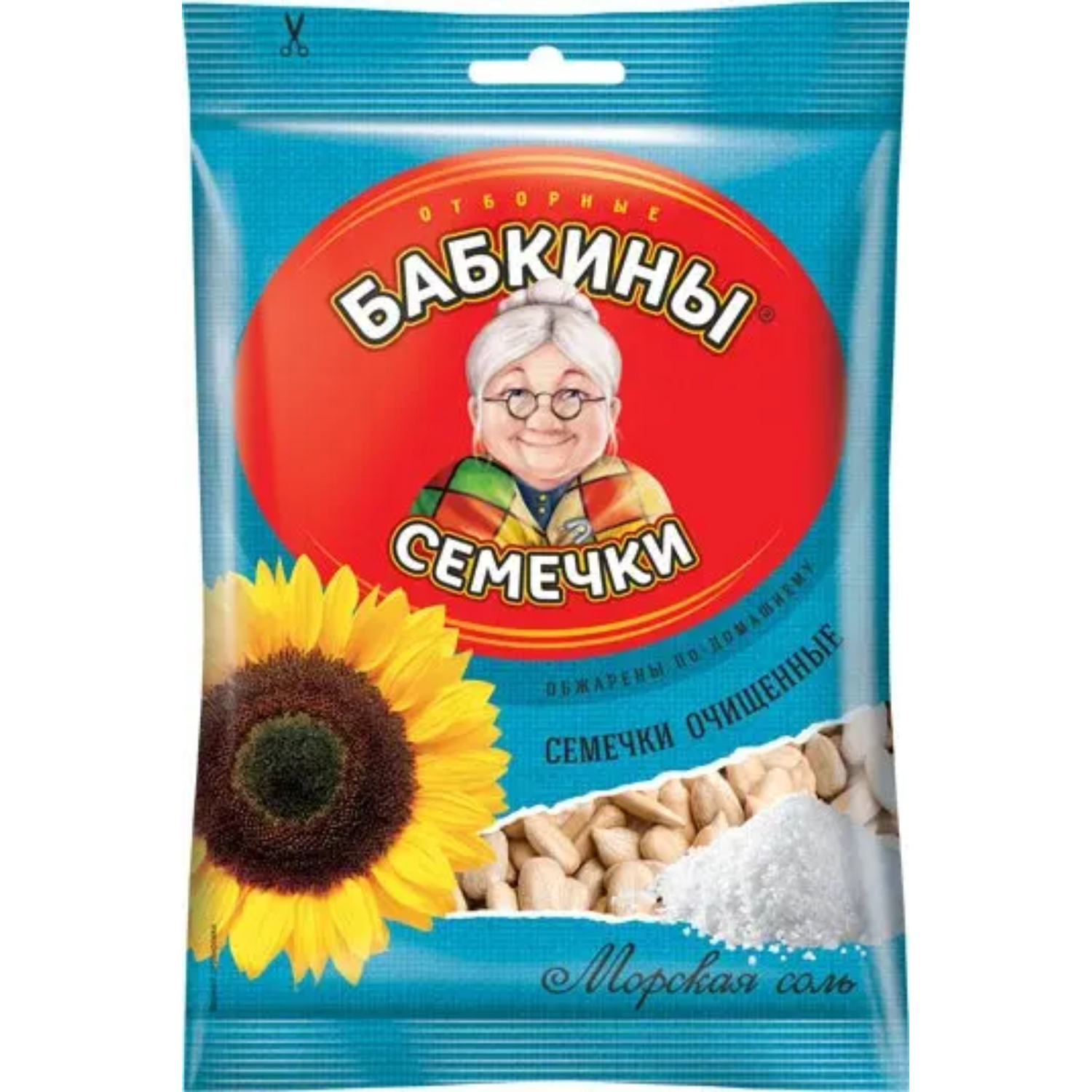 Семечки Бабкины семечки очищенные с солью 100 г