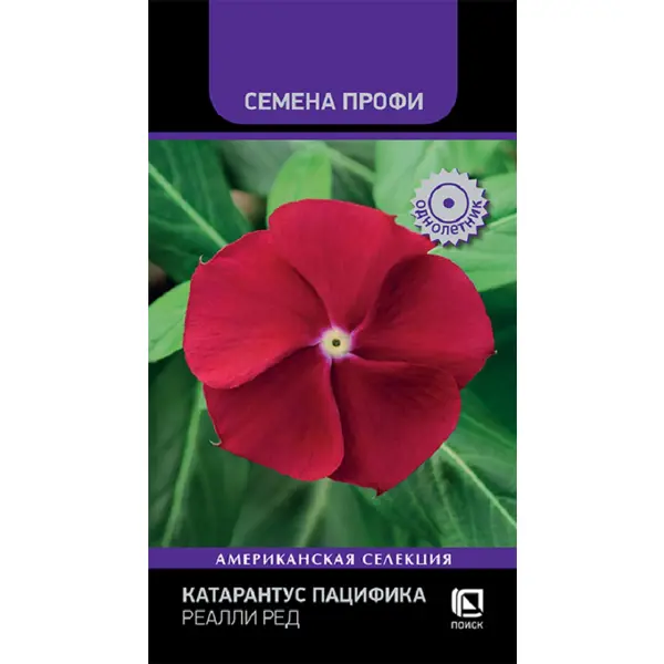 Семена цветов катарантус Пацифика Реали Ред 10 шт