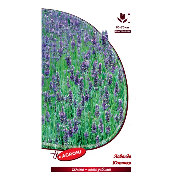 Семена цветов Лаванда Южанка синяя Agroni
