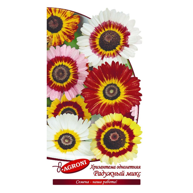 семена Хризантема Радужный микс АГРОНИ 0,3г
