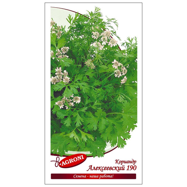 семена кориандр Алексеевский 190 АГРОНИ 4г