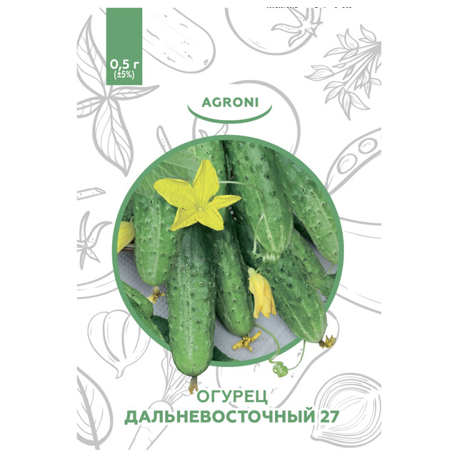 семена Огурец Дальневосточный 27 АГРОНИ 0,5г XS