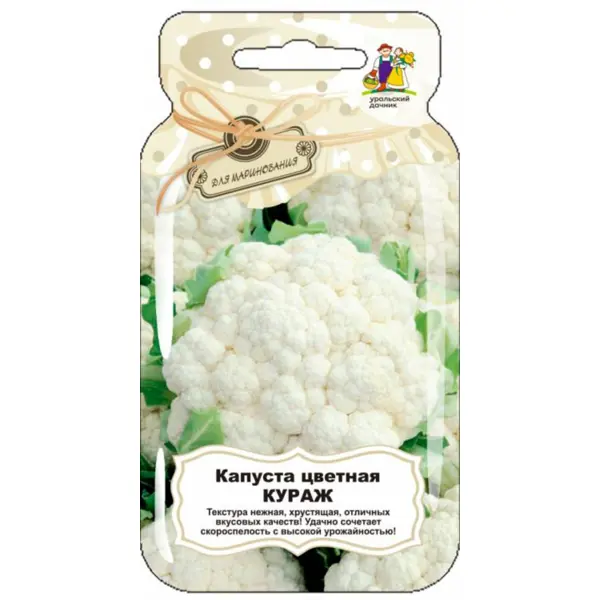Семена овощей Уральский дачник капуста цветная Кураж