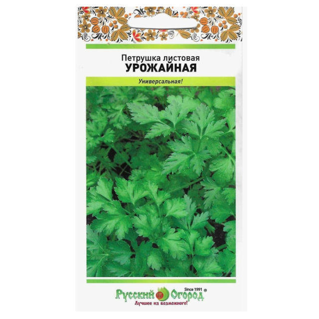 семена Петрушка листовая РУССКИЙ ОГОРОД Урожайная 2г