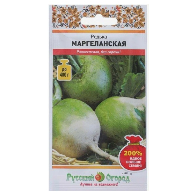 семена Редька РУССКИЙ ОГОРОД Маргеланская 2г 200%