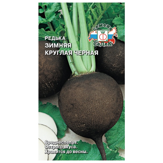 семена редька Зимняя Круглая Черная Евро СЕДЕК 2г