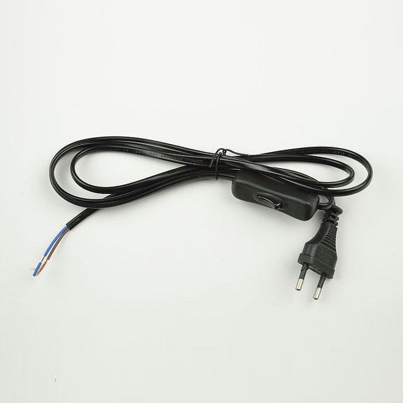 Сетевой провод с выключателем Uniel UCX-C11-02A-170 UL-00004432 цвет Черный