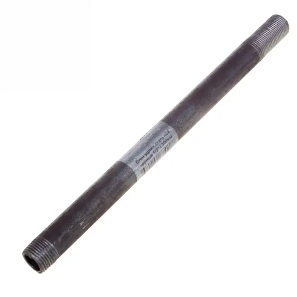 Сгон 1/2" НР 300 мм сталь 15300