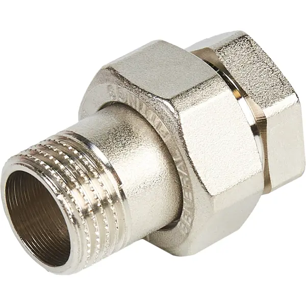 Сгон прямой американка Stout 1/2" ВР-НР мм латунь