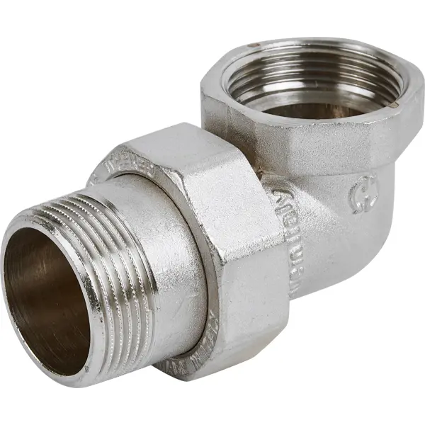 Сгон угловой американка Stout 1 1/4" ВР-НР мм латунь