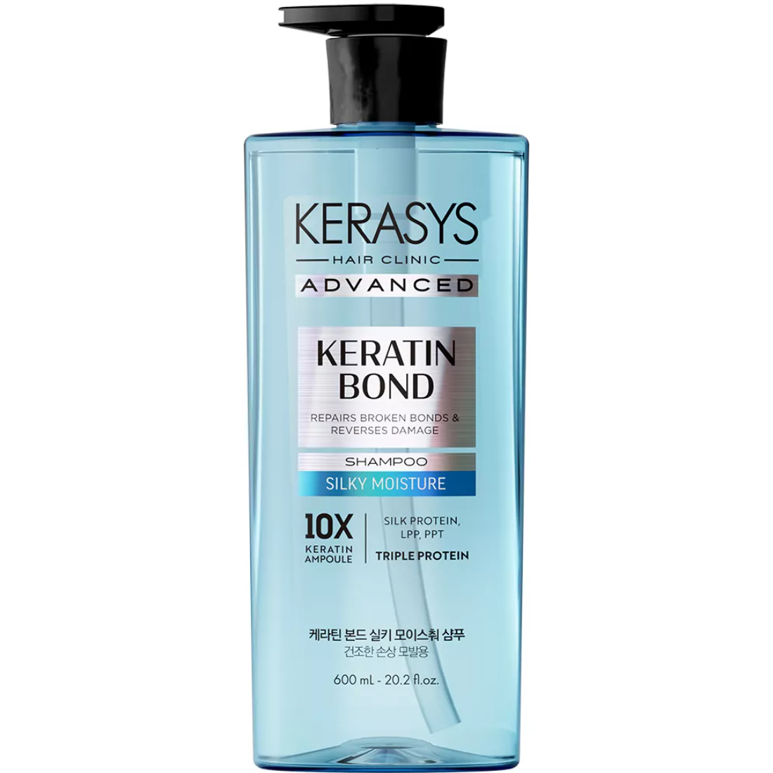 Шампунь KeraSys advanced keratin bond шелковое увлажнение 600 мл