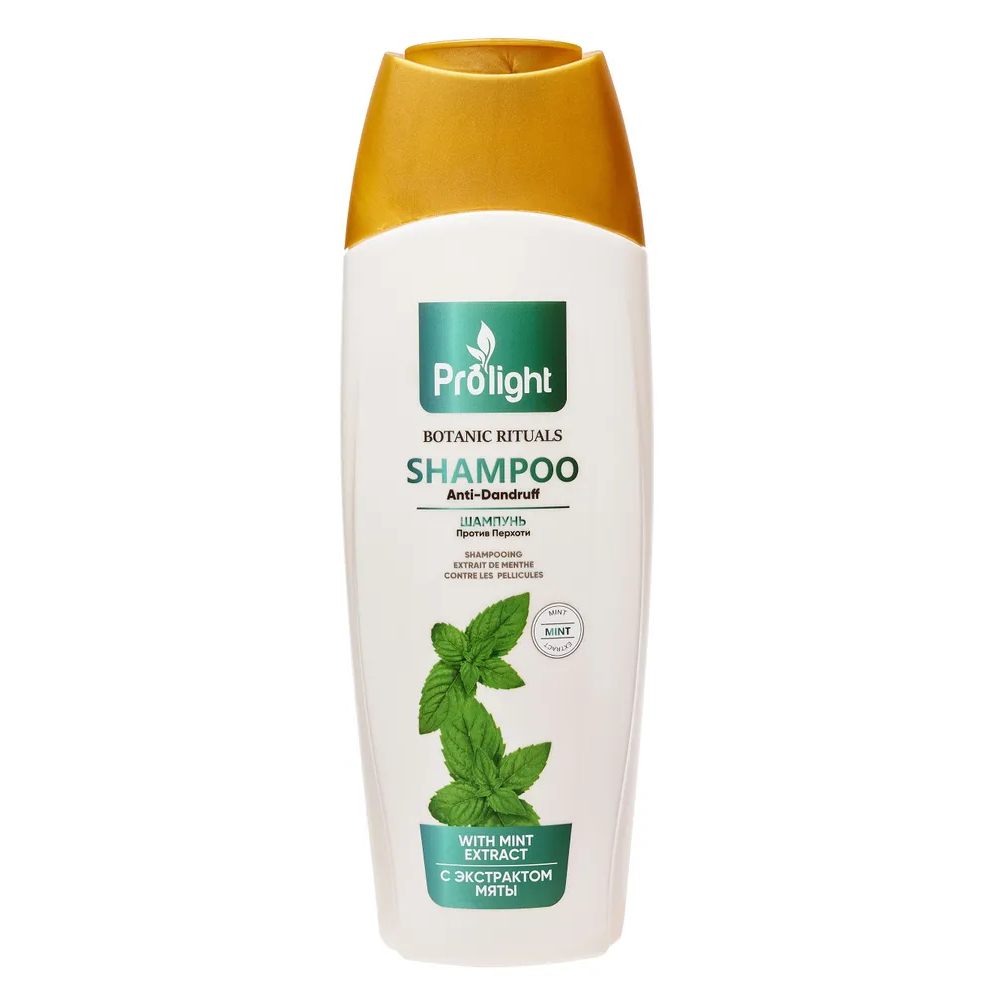Шампунь PROLIGHT BOTANICAL RITUALS Против перхоти с экстрактом мяты, 600 мл.