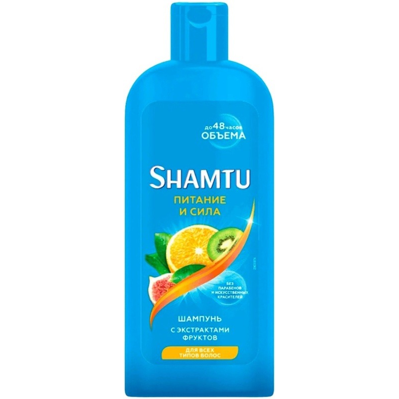 Шампунь Shamtu Питание и сила с экстрактами фруктов 300 мл