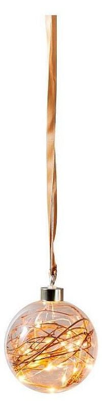 Шар световой Eglo Glow 410602 цвет Коричневый, прозрачный, серебряный