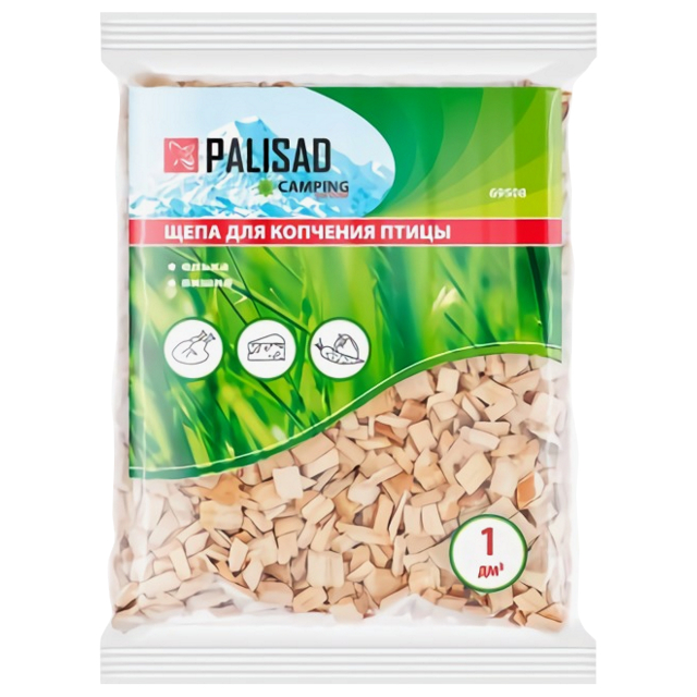 щепа для копчения PALISAD вишня+ольха 230г