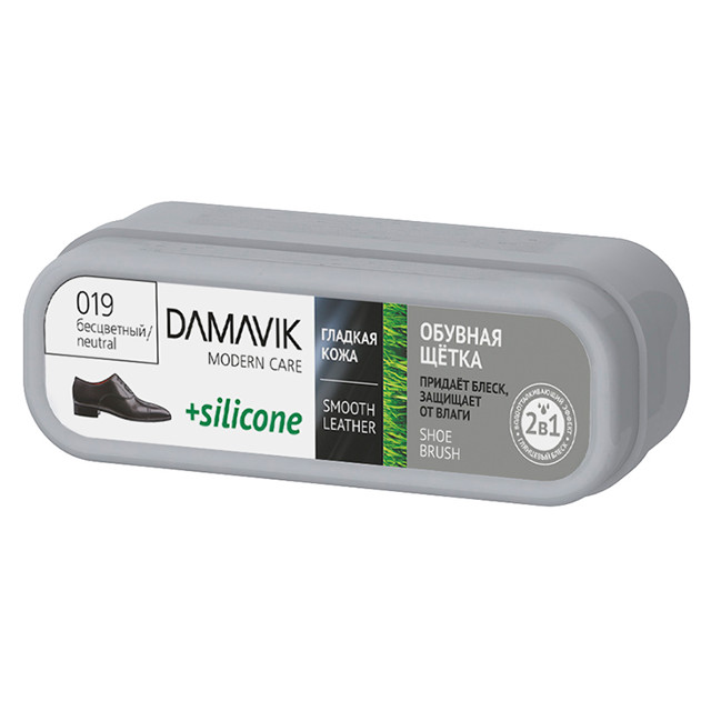 щетка для обуви DАМАVIК Silicone бесцветная для гладкой кожи