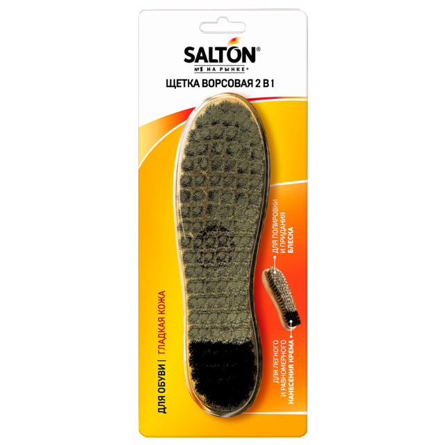 щетка для обуви ворсовая SALTON, для гладкой кожи