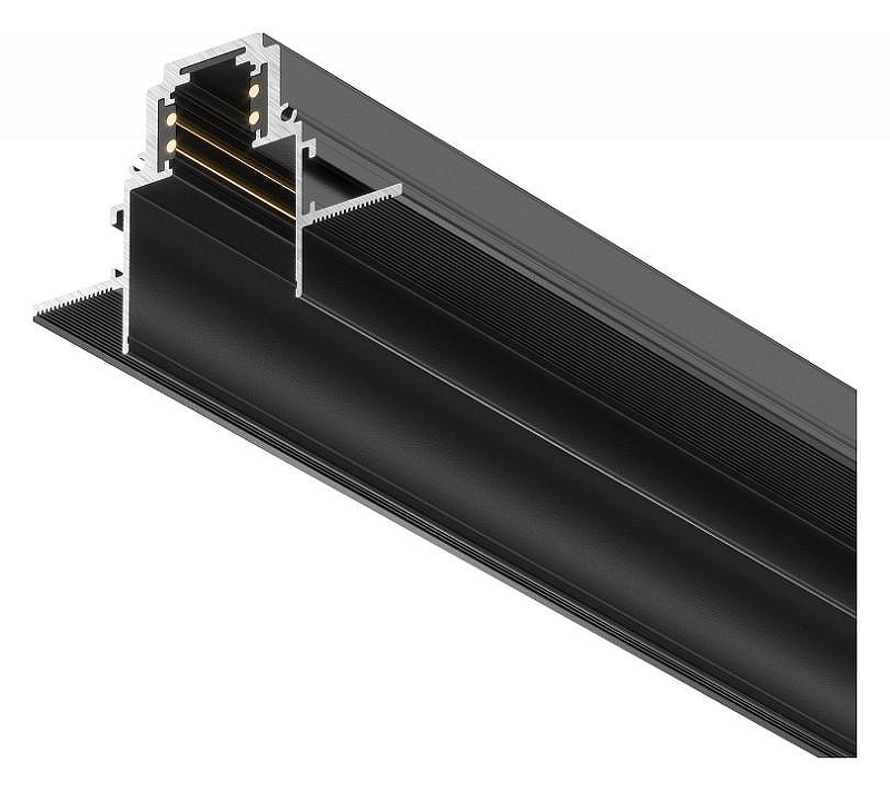 Шинопровод Maytoni Magnetic track system Gravity Busbar trunkings Gravity TRX010-423B цвет арматуры Черный