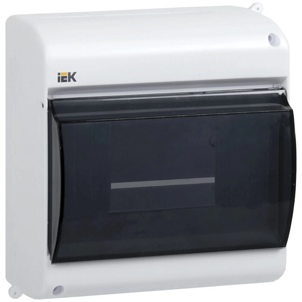 Щит распределительный навесной IEK Krepta 3 КМПн пластиковый IP30 146х136х83 мм прозрачная дверь (MKP42-N-06-30-09)