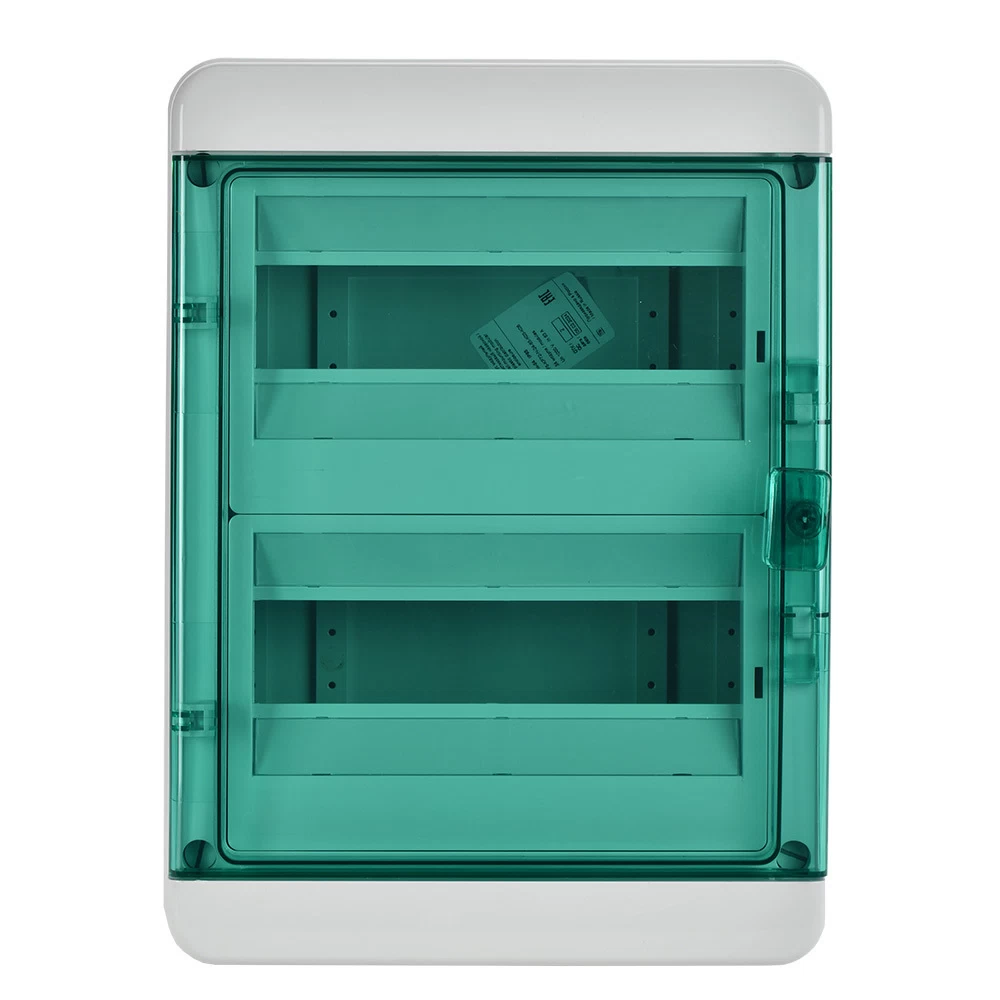 Щит распределительный навесной IEK Tekfor КМПн-24 пластиковый IP65 410х300х153 мм 24 модуля прозрачная дверь (TF5-KP72-N-24-65-K03-K02)