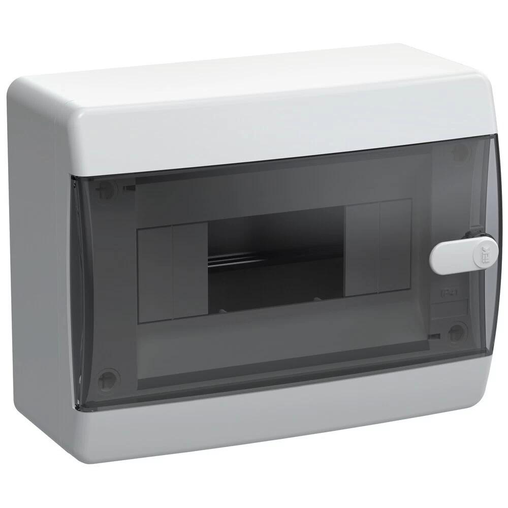Щит распределительный навесной IEK Union Compact ЩРН-П-8 пластиковый IP41 170х218х103 мм прозрачная дверь (UIC-KP12-N-08-41-K01)