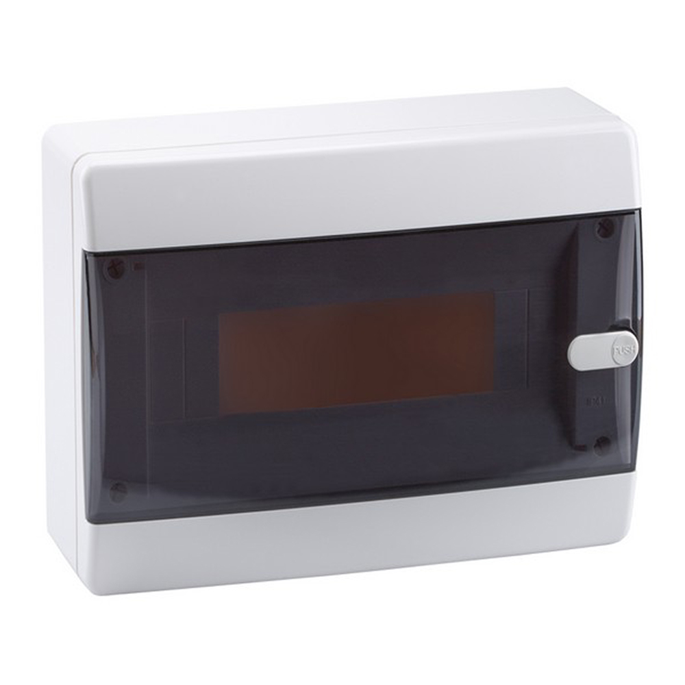 Щит распределительный навесной КЭАЗ OptiBox ЩРН пластиковый IP41 195х290х102,9 мм 12 модулей (145776)