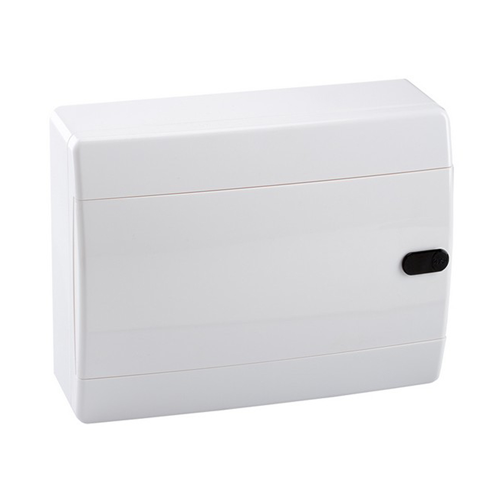 Щит распределительный навесной КЭАЗ OptiBox ЩРН пластиковый IP41 195х290х102,9 мм 12 модулей непрозрачная дверь (145784)
