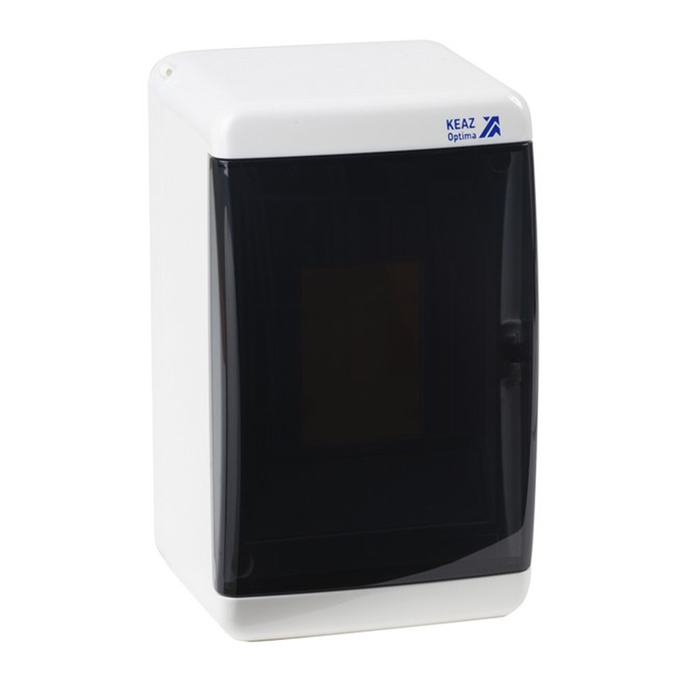 Щит распределительный навесной КЭАЗ OptiBox ЩРН пластиковый IP41 140х96х93 мм 4 модуля белый (279154)