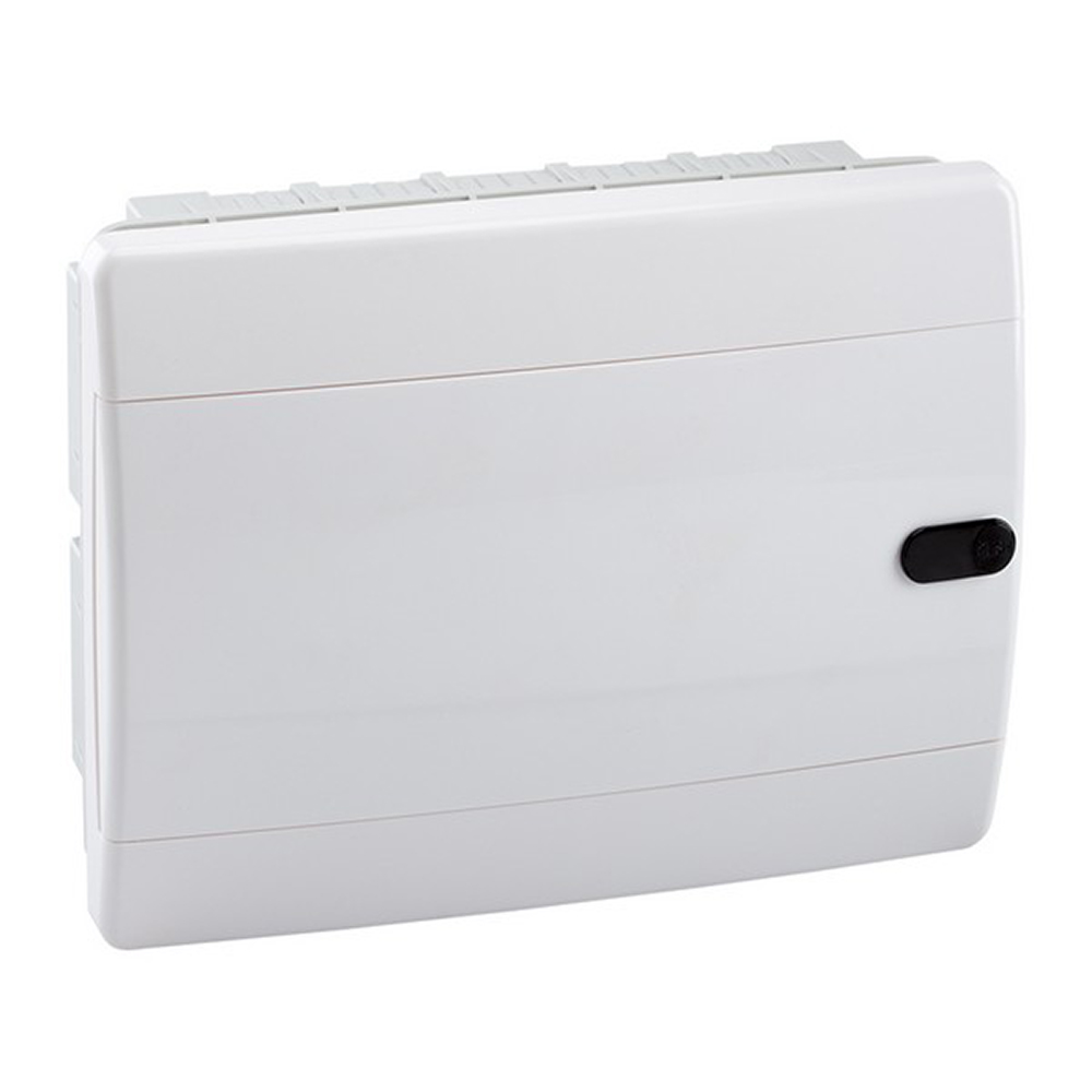 Щит распределительный встраиваемый КЭАЗ OptiBox ЩРВ пластиковый IP41 195х290х102,9 мм 12 модулей непрозрачная дверь (145788)
