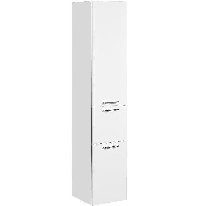 Шкаф пенал Aquaton Инди 34 1A188603ND010 подвесной с бельевой корзиной Белый
