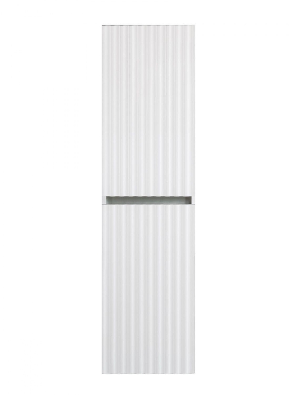 Шкаф пенал Art&Max Elegant 40 AM-ELEGANT-1500-2А-SO-BL-LED-P подвесной цвет Белый глянец
