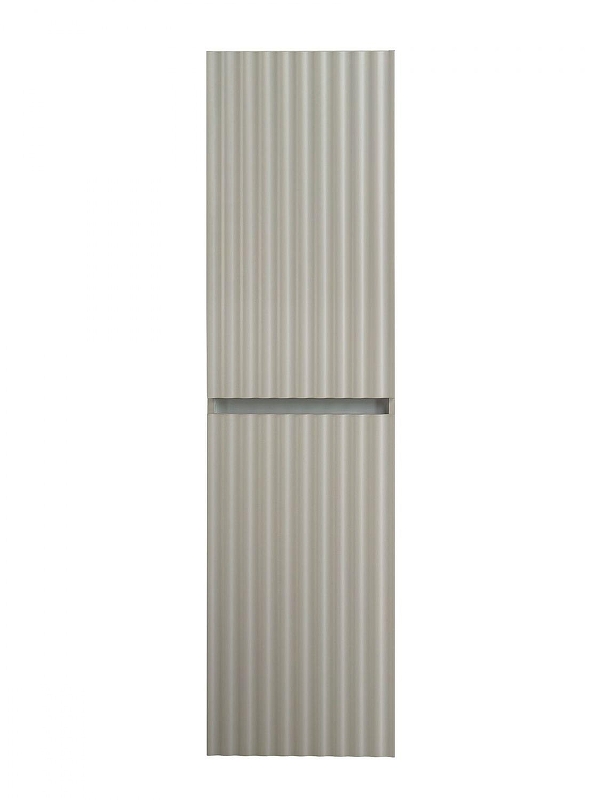 Шкаф пенал Art&Max Elegant 40 AM-ELEGANT-1500-2А-SO-GCM-LED подвесной цвет Светло-серый матовый