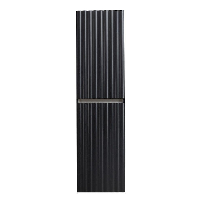 Шкаф пенал Art&Max Elegant 40 AM-ELEGANT-1500-2А-SO-GM-LED подвесной цвет Серый матовый