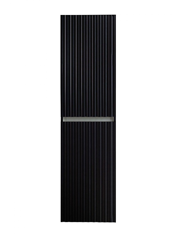 Шкаф пенал Art&Max Elegant 40 AM-ELEGANT-1500-2А-SO-NM-LED подвесной цвет Черный матовый