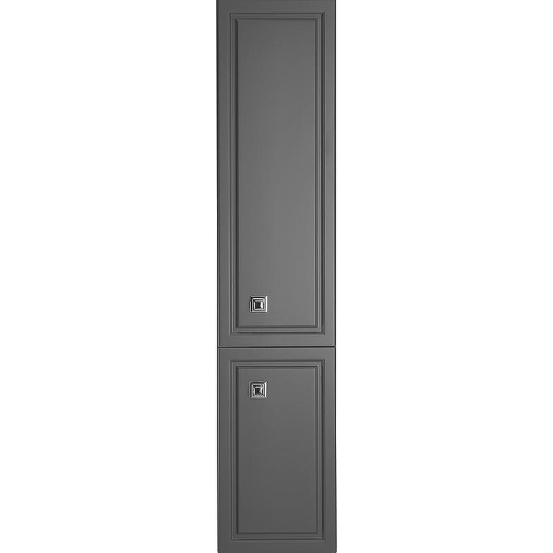 Шкаф пенал ASB-Woodline Каталина 35 Grey 12105 Серый