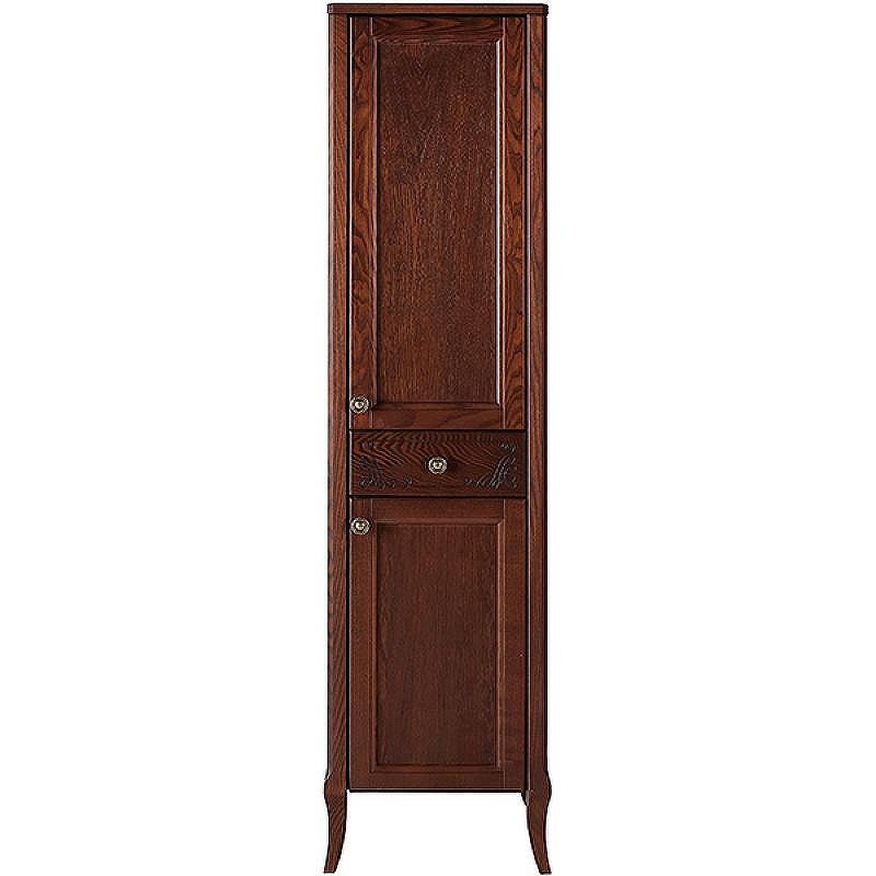 Шкаф пенал ASB-Woodline Салерно 40 9700 Антикварный орех