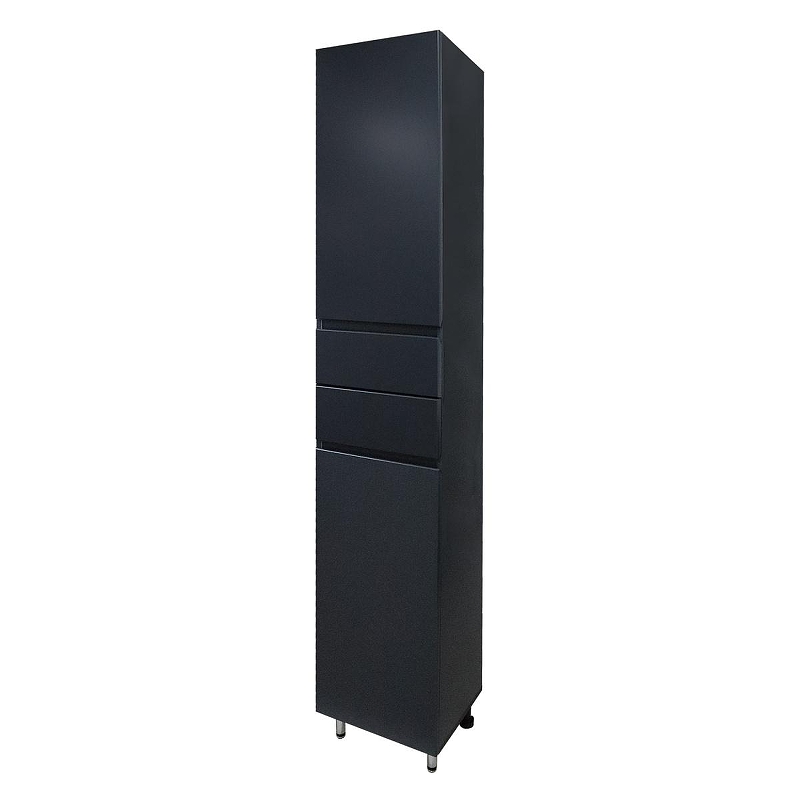 Шкаф пенал Azario Эстима 40 L CS00094560 цвет Графит