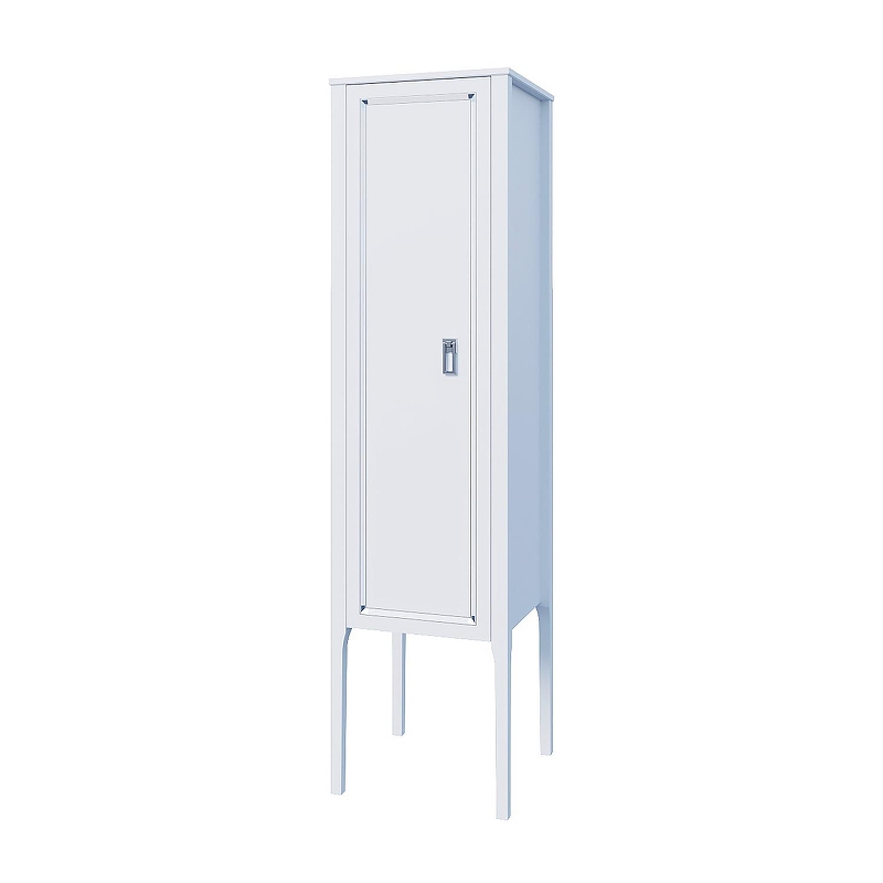 Шкаф пенал Azario Rio 46 L CS00096942 цвет Белый глянцевый