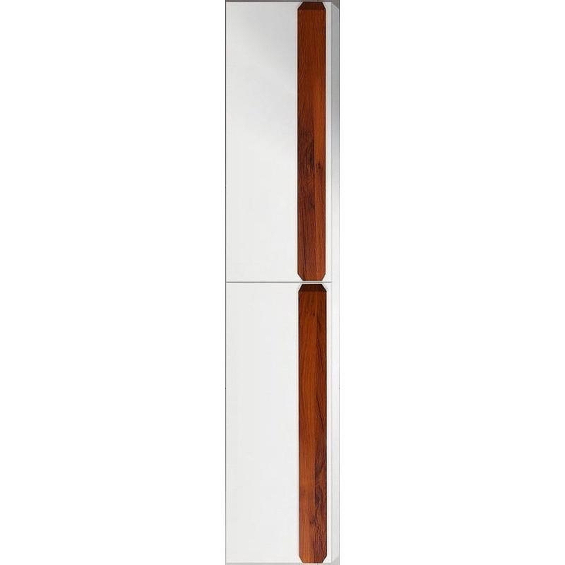 Шкаф пенал BelBagno Aurora 33 L AURORA-1600-2A-SC-BL-P-L подвесной Bianco Lucido без ручек