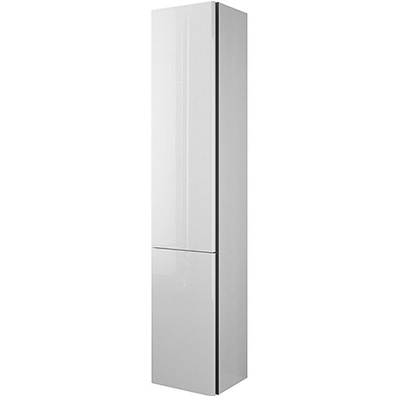 Шкаф пенал Burgbad Iveo 35 R HSIG035RF2833G0161 с бельевой корзиной подвесной Белый глянцевый