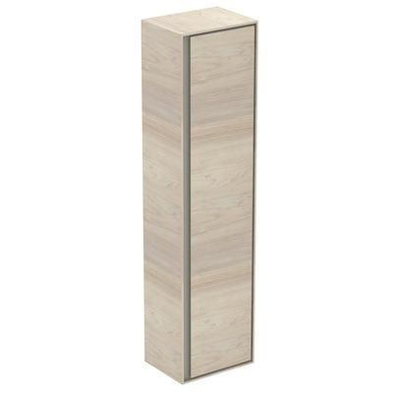 Шкаф пенал Ideal Standard Connect Air 40 E0832UK подвесной цвет Wood light brown + Matt Light Brown (Светло-коричневое дерево + Светло-коричневый матовый)