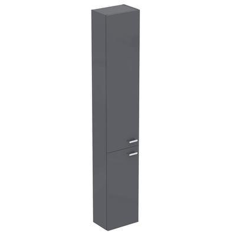 Шкаф пенал Ideal Standard Connect Space 30 E0379KR подвесной цвет Glossy Grey (Серый глянцевый)
