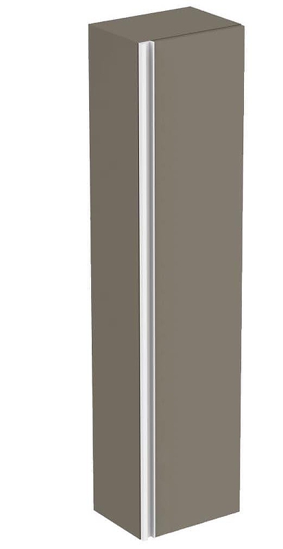 Шкаф пенал Ideal Standard Tesi 40 T0054PU подвесной цвет Matt Dark Taupe (Серо-коричневый темный матовый)