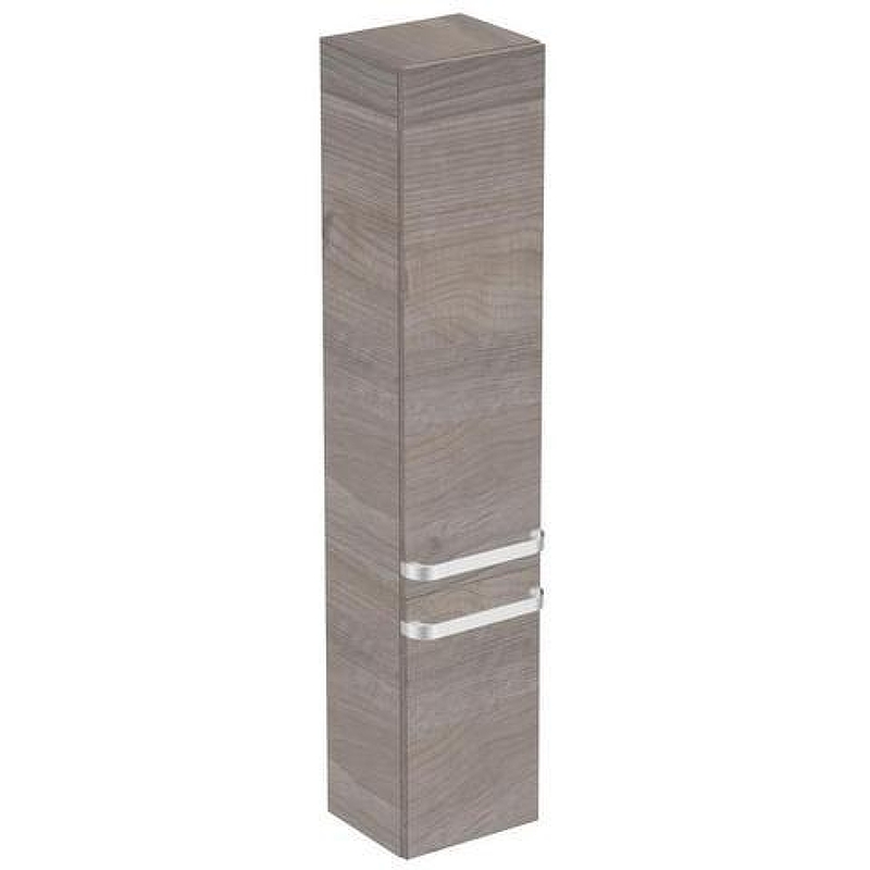 Шкаф пенал Ideal Standard Tonic II 35 R R4315FE подвесной цвет Wood light grey (Светло-серое дерево)