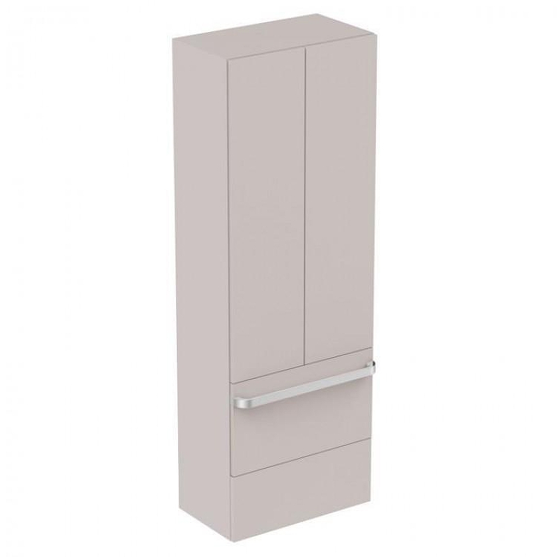 Шкаф пенал Ideal Standard Tonic II 60 R4316FC подвесной цвет Glossy light brown (Светло-коричневый глянцевый)