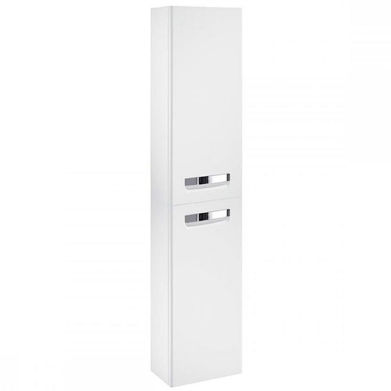 Шкаф пенал Roca The Gap 35 ZRU9302884 L подвесной Белый глянцевый