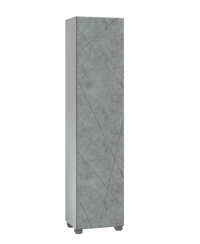 Шкаф пенал Vigo Geometry 45 pn.GEO.45 цвет Бетон