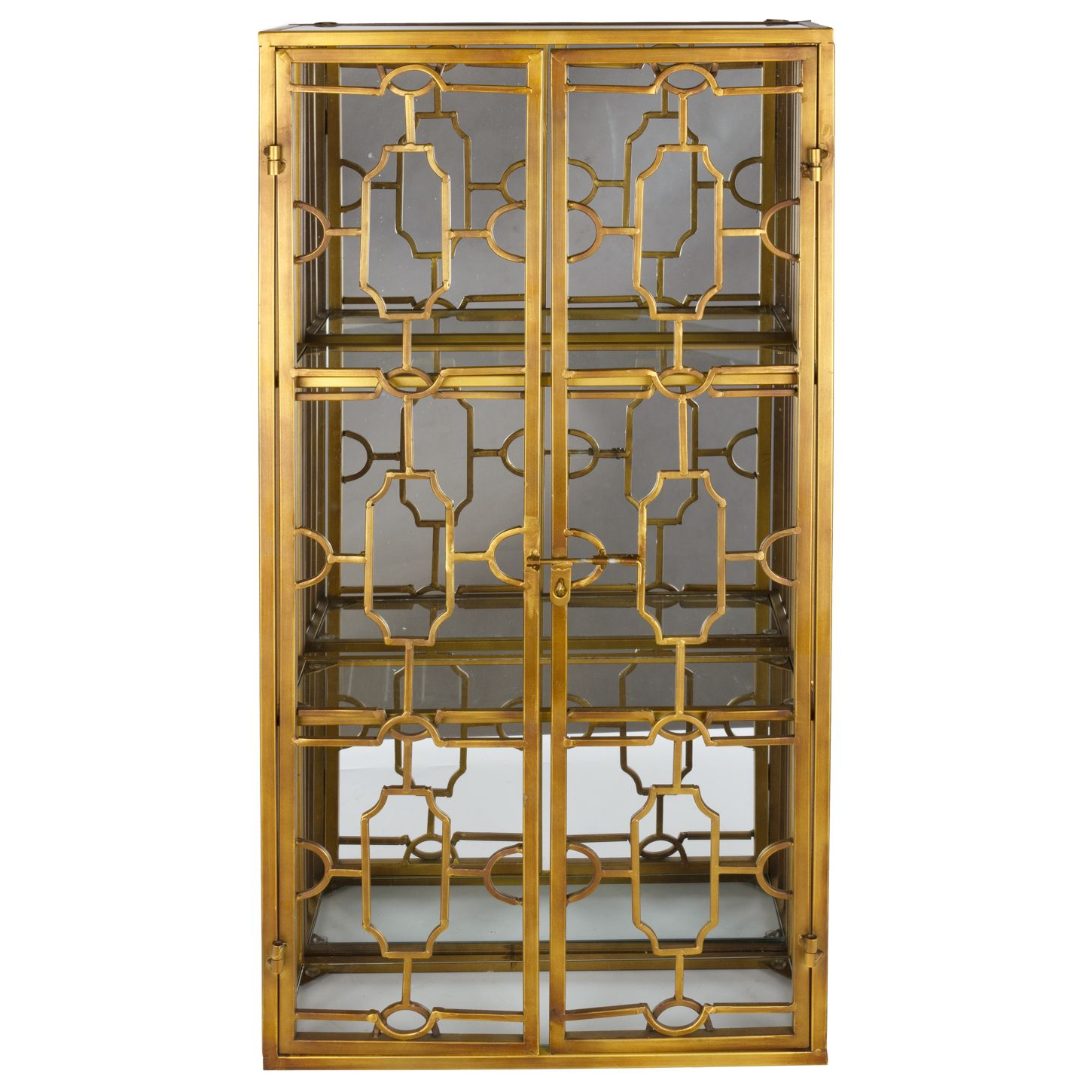 Шкафчик настенный Glasar 2 дверцы 45x17x90 см