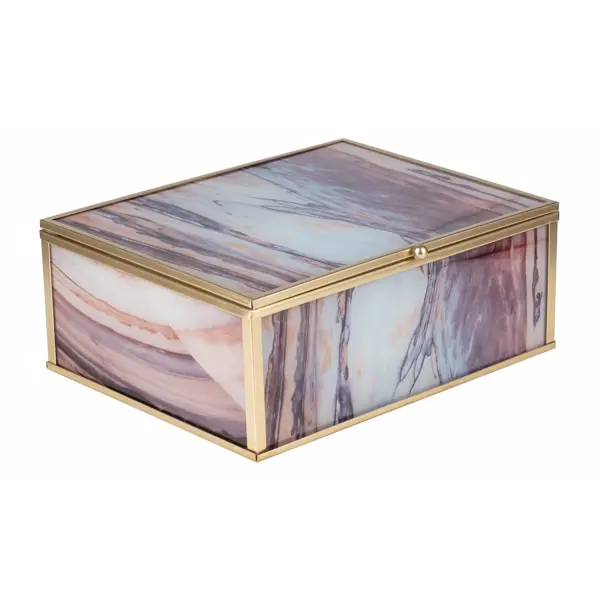 Шкатулка для украшений 17x13 см стекло