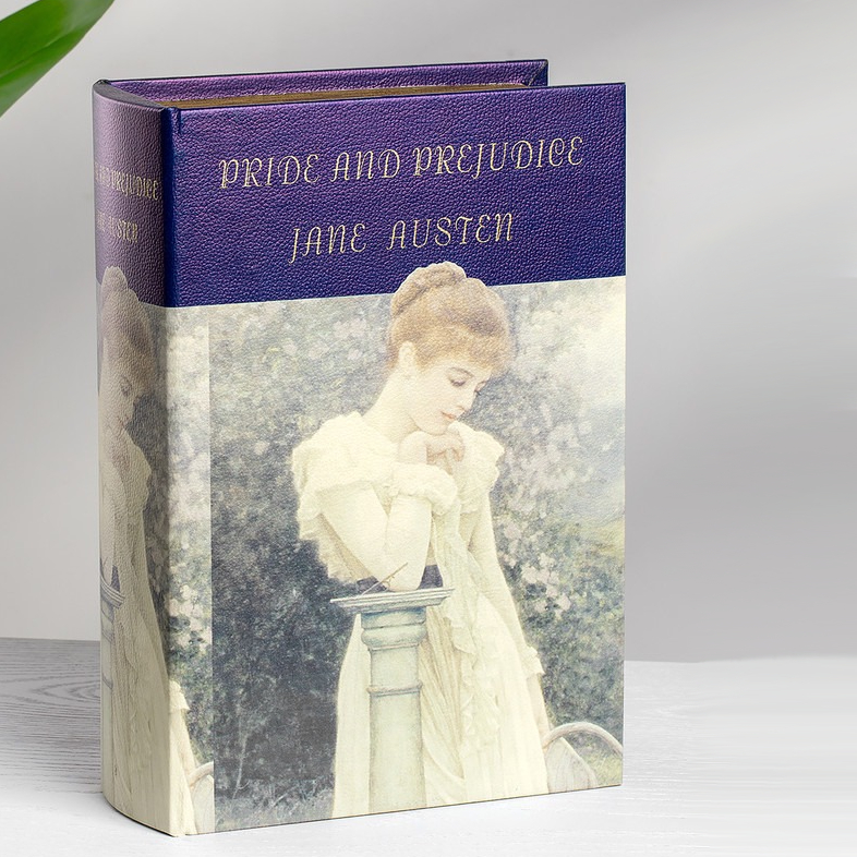 Шкатулка Glasar Pride and Prejudice в виде книги бежевая 19х8х27 см